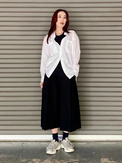 Рубашка оверсайз Uniqlo 1160311335 (Белый XL) - изображение 8