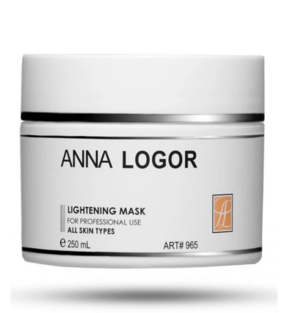 Осветляющая маска Anna Logor Lightening Mask (Art.965), 250 мл - Фото 1 Осветляющая маска Anna Logor Lightening Mask (Art.965), 250 мл - изображение 1