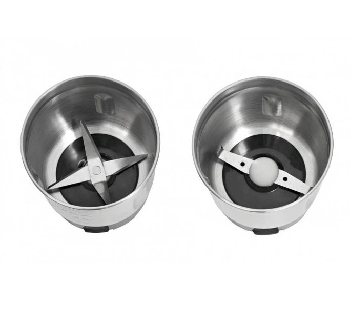 Електрична кавомолка-подрібнювач ProfiCook PC-KSW 1021 N 2-в-1 200 Вт, 2 чаші з нержавіючої сталі - зображення 2