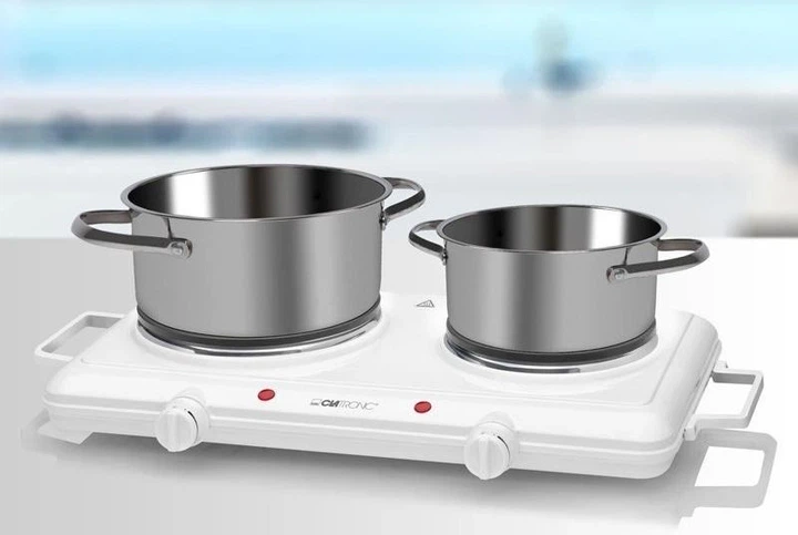 Настольная электроплита Clatronic DKP 3583 2500 Вт, 2 конфорки - изображение 2