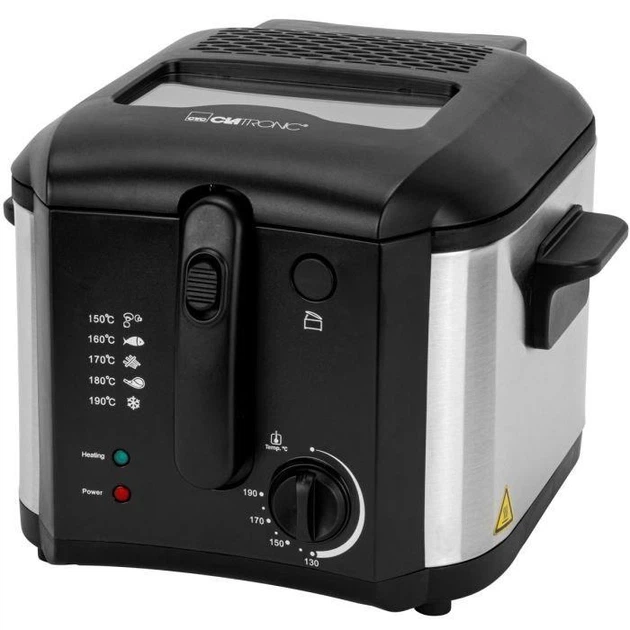 Фритюрница Clatronic FR 3649 2,5л, 1600 Вт, черная нержавеющая сталь - изображение 3