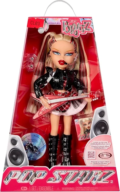 Модная кукла Bratz Pop Starz Cloe с аксессуарами и подвеской поп рок звезда Хлоя 595960 - изображение 2