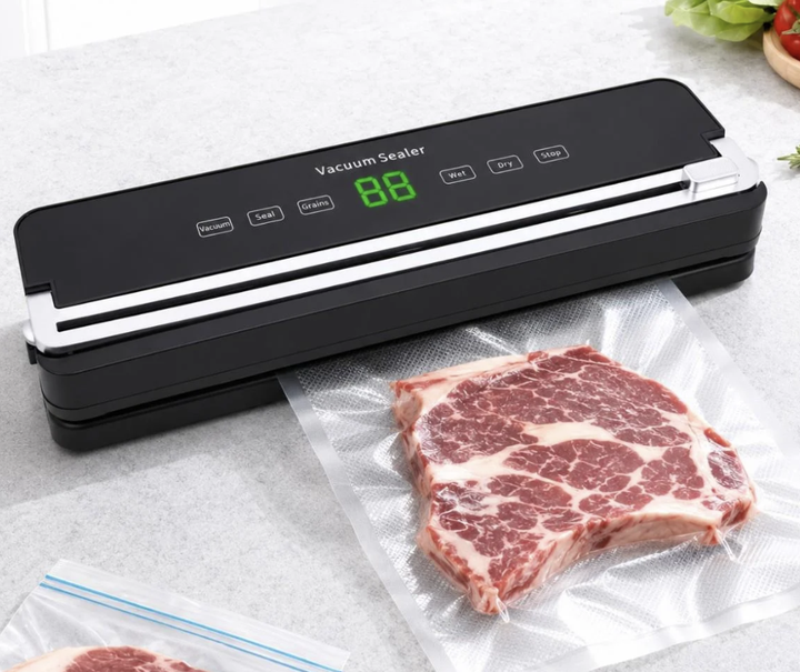 Вакуумный упаковщик для продуктов Sealing Machine Бытовой вакууматор для еды 120 Вт Автоматическая машина для запайки пакетов - изображение 7