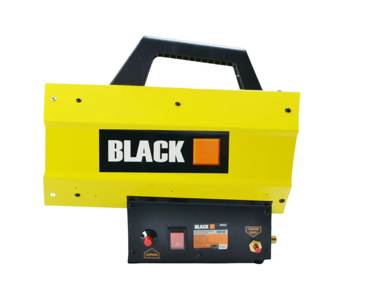 Газовая тепловая пушка BLACK обогреватель дуйка портативная мобильная для состава мастерской теплицы цеха строительства 15 кВт 320 м³ час пропан бутан с редуктором шлангом - изображение 10
