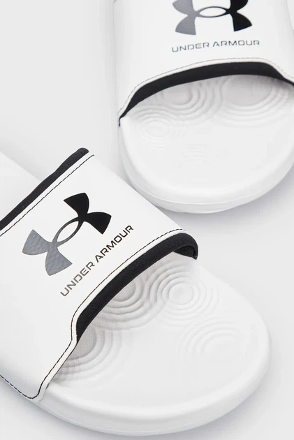 Чоловічі білі слайдери UA M Ignite Select Under Armour 46 3027219-100 - изображение 2