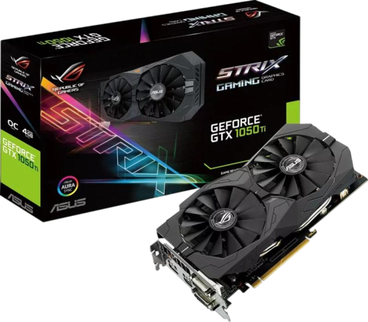 Відеокарта GeForce GTX 1050 Ti 4GB Asus ROG Strix Gaming (ROG-STRIX-GTX1050TI-4G-GAMING) Б/В - зображення 2