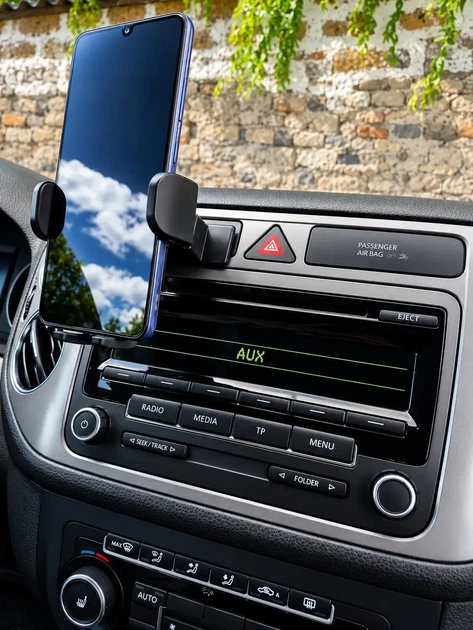 Держатель телефона для Volkswagen Tiguan, Golf+, Polo, Golf Sportsvan (Комлект: основа для панели Volkswagen+держатель HOCO CA94). - Фото 2 Держатель телефона для Volkswagen Tiguan, Golf+, Polo, Golf Sportsvan (Комлект: основа для панели Volkswagen+держатель HOCO CA94). - изображение 2