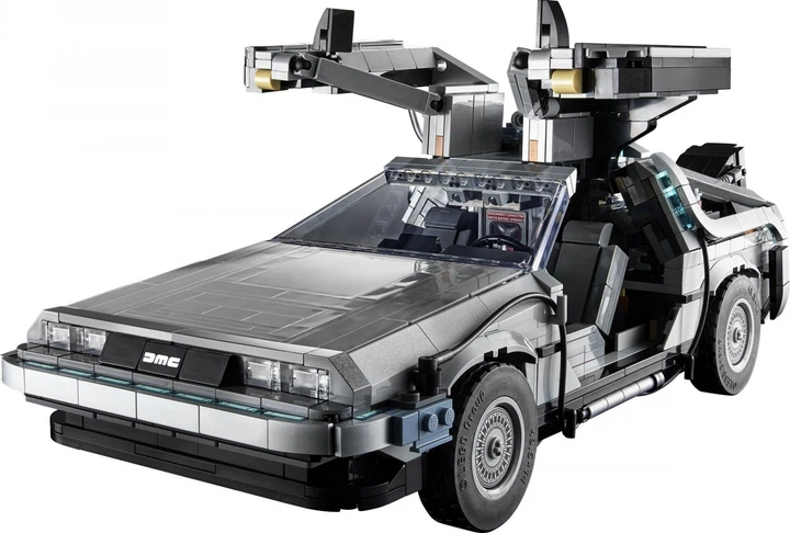Колекційний конструктор Back to the Future «Машина часу Делоріан» (DeLorean Time Machine), 1872 деталі - зображення 10