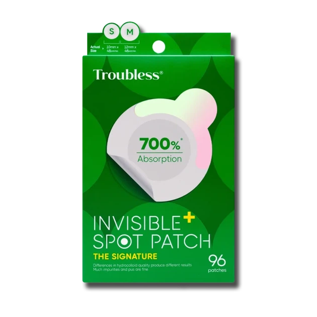 Прозорі гідроколоїдні патчі від акне The Signature Troubless Invisible Plus Acne Patch The Signature 96ea - Фото 1 Прозорі гідроколоїдні патчі від акне The Signature Troubless Invisible Plus Acne Patch The Signature 96ea - зображення 1