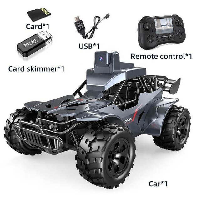Машинка на радиоуправлении Hywiwine с камерой и Wi-Fi, RC автомобиль с управлением через смартфон и пульт 2.4 GHz, фото, видео, аккумулятор - изображение 6