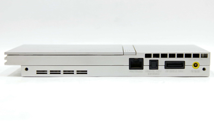 Набор Консоль Sony PlayStation 2 Slim SCPH-7xxx Limited Edition Chip Silver Б/У + Геймпад Проводной DualShock 2 - изображение 4