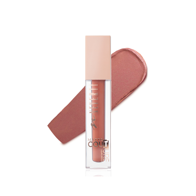 Матова помада для губ Neverti MATTE COUTURE LIQUID (NP804), 113 Bohemian Rose Рожево-коричнева - зображення 2