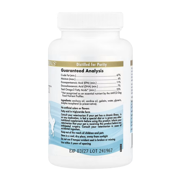 Омега-3 для собак Nordic Naturals 1000 мг риб'ячого жиру, 90 капсул - зображення 2