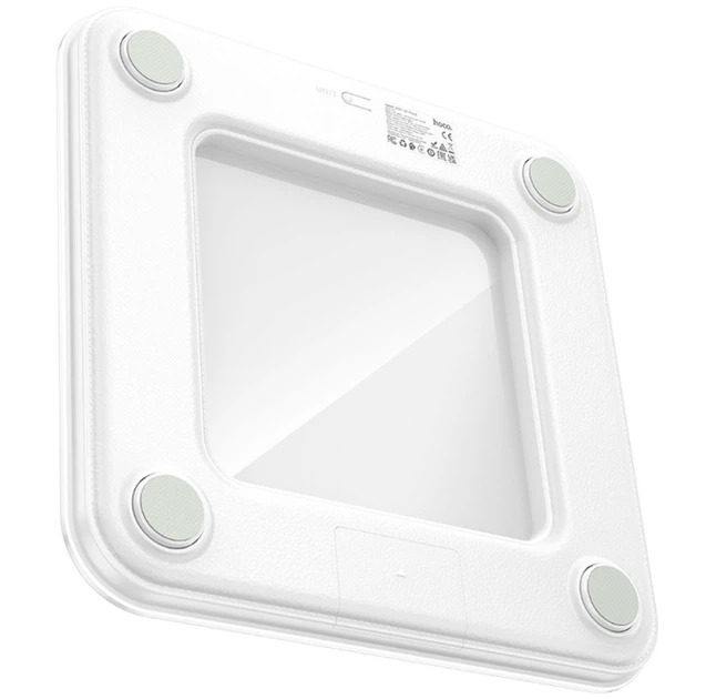 Смарт-ваги Hoco HI21, 3хААА, BT4.2, 0.1-180 kg, white - зображення 3