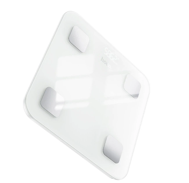 Смарт-ваги Hoco HI21, 3хААА, BT4.2, 0.1-180 kg, white - зображення 4