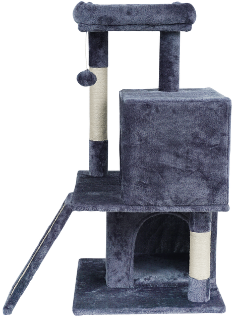 Drapak dla kota Rebel Animals 49 x 46 x 91 cm Ciemnoszary RA-1005 (5901890130417) - obraz 4