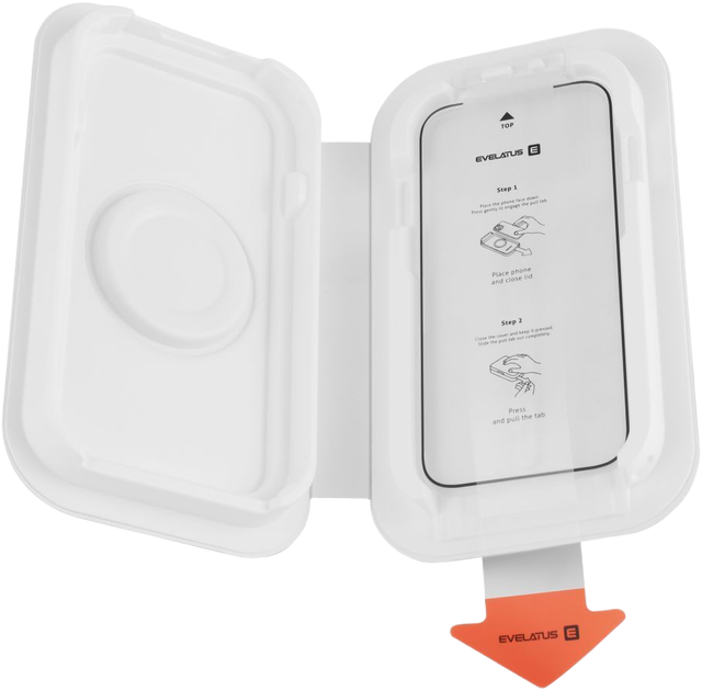Szkło hartowane Evelatus Flip Glass Magic Easy Install No Box do Apple iPhone 17 Pro Transparent (EVEAPP17PFGMNBSP) - obraz 2