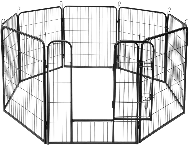 Modułowy kojec dla psa Rebel Animals ze stali Rozmiar XL 8 paneli 80 x 100 cm RA-1208 (5901890130530) - Zdjęcie 2 Modułowy kojec dla psa Rebel Animals ze stali Rozmiar XL 8 paneli 80 x 100 cm RA-1208 (5901890130530) - obraz 2