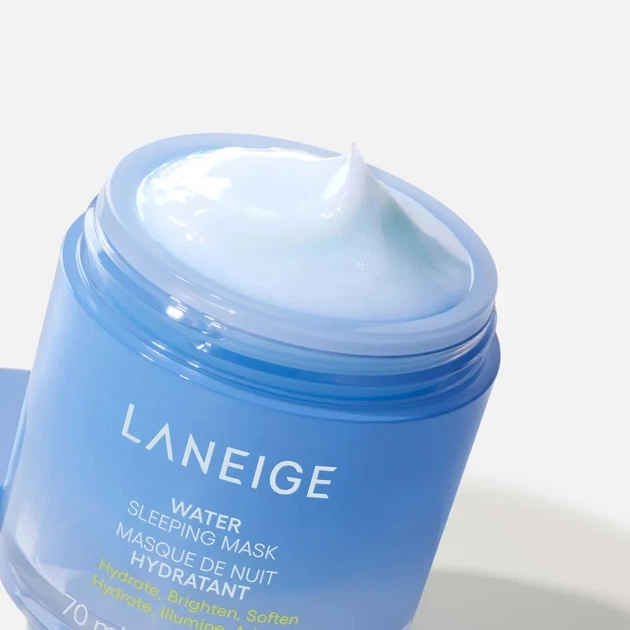 Нічна маска для обличчя LANEIGE Water Sleeping Mask 70 мл для інтенсивного зволоження та сяйва шкіри - изображение 3