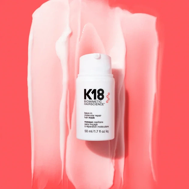 Незмивна молекулярна маска для волосся K18 Leave-In Molecular Repair Hair Mask 50 мл для відновлення пошкодженого волосся - зображення 2