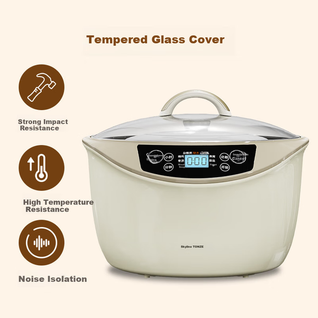 Мультиварка TONZE GSD-323GC фарфоровая, 3.2 л, 5 вкладышей - изображение 5