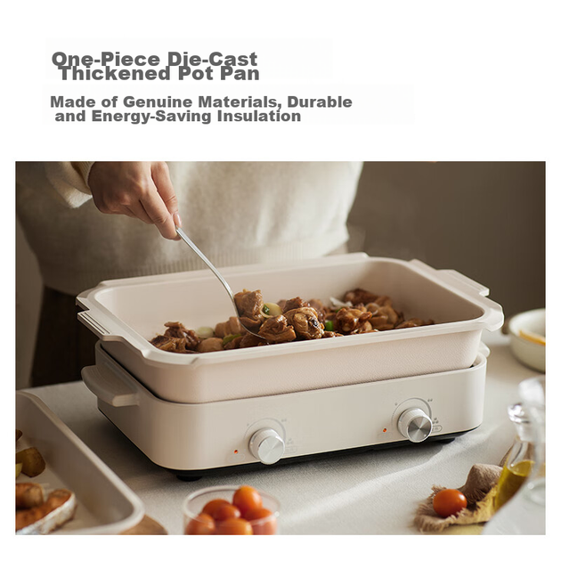 Мультиварка Olayks Instant Cooking Pot электрическая 3.5л со съемной пластиной для гриля - изображение 5
