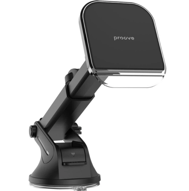 Автодержатель Proove Host Rider Suction Type Car Mount магнитный на панель и стекло для телефона, вакуумный, черный - Фото 3 Автодержатель Proove Host Rider Suction Type Car Mount магнитный на панель и стекло для телефона, вакуумный, черный - изображение 3