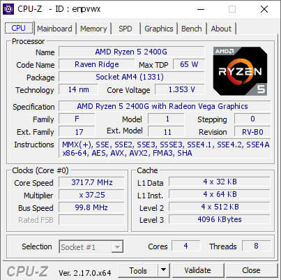 Процесор AMD Ryzen 5 2400G 4 ядра 8 потоків AM4 до 3.9 ГГц Radeon Vega 11 б/в - Фото 3 Процесор AMD Ryzen 5 2400G 4 ядра 8 потоків AM4 до 3.9 ГГц Radeon Vega 11 б/в - зображення 3