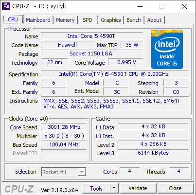 Процессор Intel Core i5-4590T 4 ядра 4 потока LGA1150 до 3.0 ГГц 35 Вт б/у - Фото 3 Процессор Intel Core i5-4590T 4 ядра 4 потока LGA1150 до 3.0 ГГц 35 Вт б/у - изображение 3