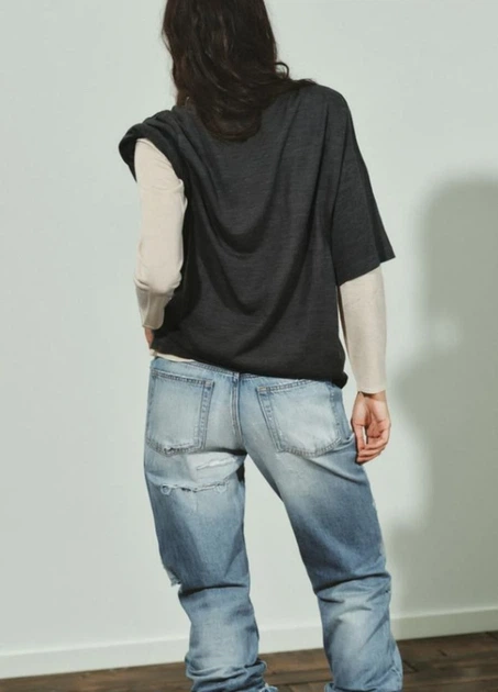 Светр Zara 18283 Сірий S (2142) - Фото 3 Светр Zara 18283 Сірий S (2142) - зображення 3
