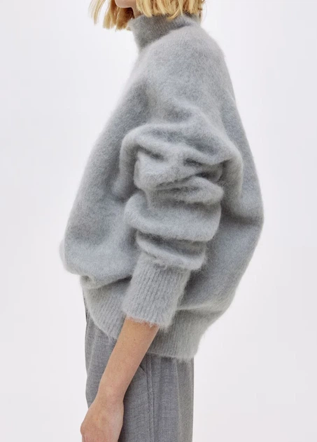 Светр H&M 18231 Світлий сірий XXL (1248) - Фото 3 Светр H&M 18231 Світлий сірий XXL (1248) - зображення 3
