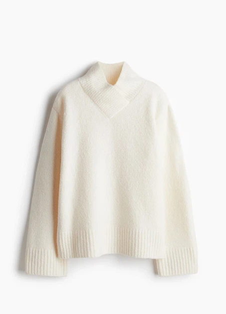 Светр H&M 18274 Молочний XL (1312) - изображение 3