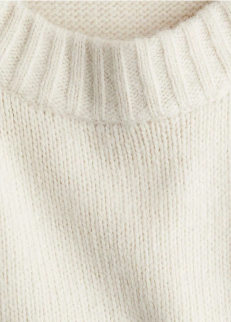 Светр H&M 18268 Світлий бежевий XL (1305) - Фото 4 Светр H&M 18268 Світлий бежевий XL (1305) - изображение 4