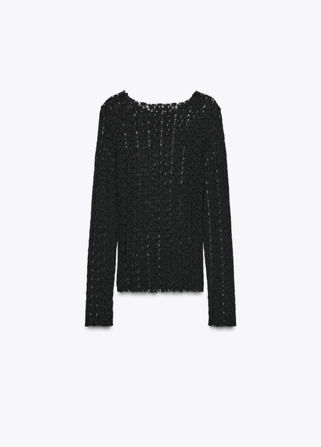 Светр Zara 18280 Чорний L (1058) - зображення 2