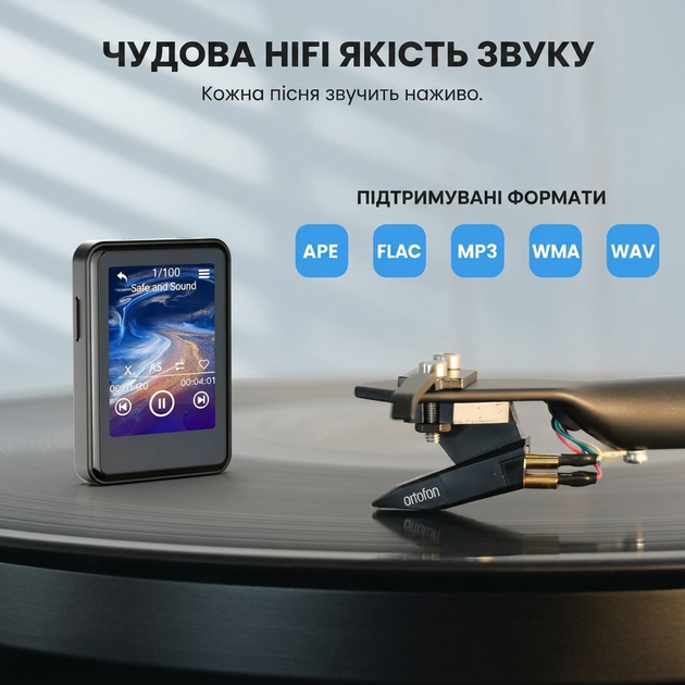 MP3 плеер M900 64 ГБ с Bluetooth и сенсорным экраном динамиком радио диктофоном для музыки обучения аудиокниг Черный компактный мультимедийное устройство для ежедневного использования с большой памятью и автономной работой - изображение 4