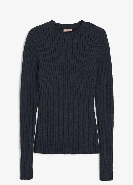 Светр H&M 18219 Темний синій M (1207) - Фото 1 Светр H&M 18219 Темний синій M (1207) - изображение 1