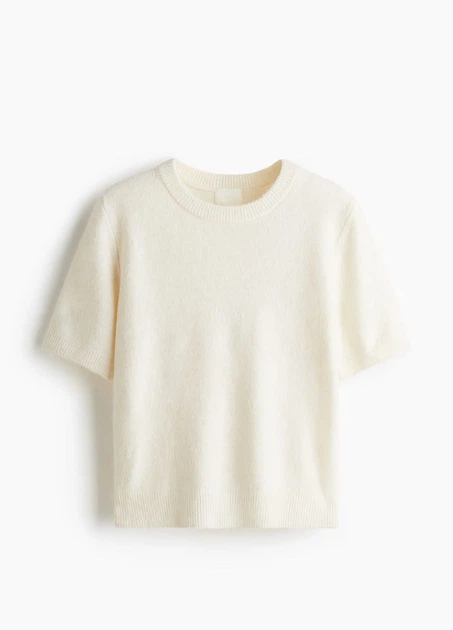 Светр H&M 18211 Молочний XXXL (1169) - Фото 3 Светр H&M 18211 Молочний XXXL (1169) - изображение 3