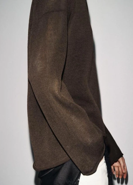 Светр Zara 18302 Коричневий M (5536) - Фото 2 Светр Zara 18302 Коричневий M (5536) - зображення 2