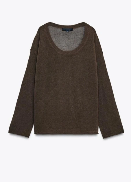 Светр Zara 18302 Коричневий M (5536) - Фото 3 Светр Zara 18302 Коричневий M (5536) - зображення 3