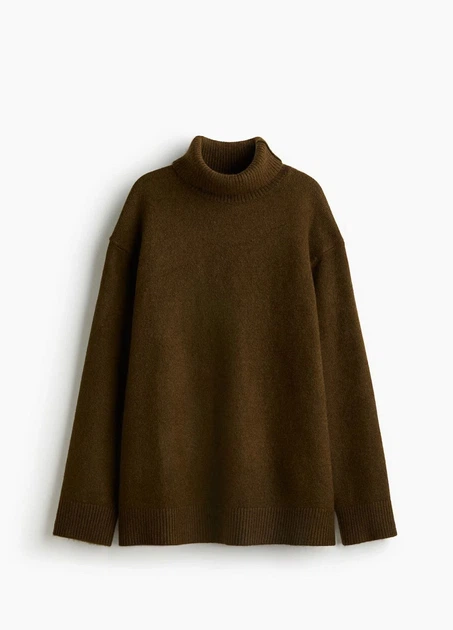 Светр H&M 18254 Темний зелений XL (1294) - Фото 3 Светр H&M 18254 Темний зелений XL (1294) - изображение 3