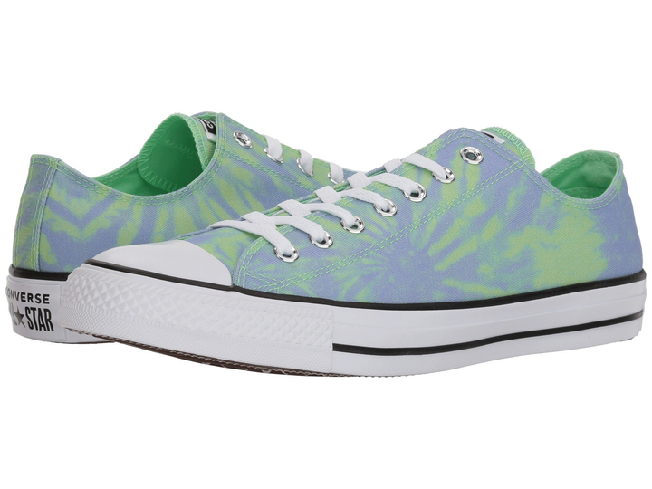 green and white chuck taylors