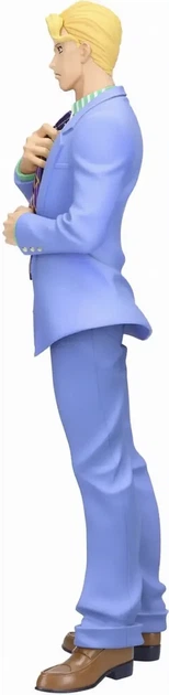 Коллекционная фигурка Banpresto Йошикаге Кира JoJo Bizarre Adventure 22 см ПВХ статуэтка персонажа из аниме Невероятные Приключения ДжоДжо Diamond Is Unbreakable детализированная модель для фанатов серии и ценителей японской анимации сувенирная продукция - изображение 3