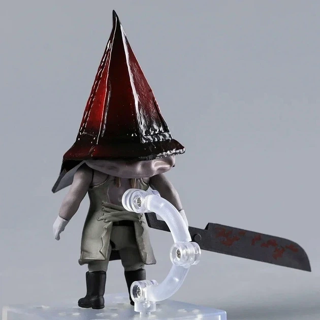 Колекційна фігурка Nendoroid 2572 Pyramid Head Silent Hill 11 см рухома модель з аксесуарами деталізована статуетка для фанатів хорор ігор та поціновувачів відеоігрового мистецтва унікальна інтер'єрна прикраса для геймерської експозиції - зображення 5