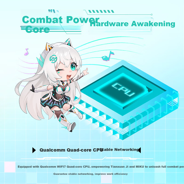 Маршрутизатор ASUS TUF Gaming Router 2 Hatsune Miku Edition - изображение 5