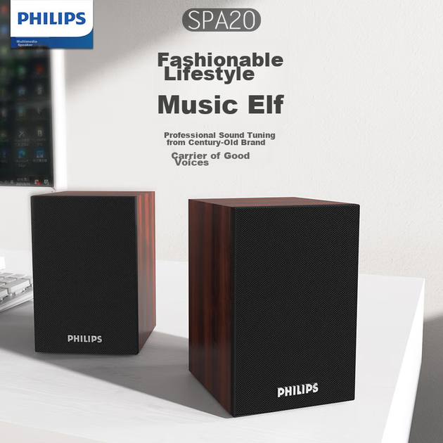 Акустическая система PHILIPS SPA20 Bluetooth/3.5 мм-USB - изображение 2