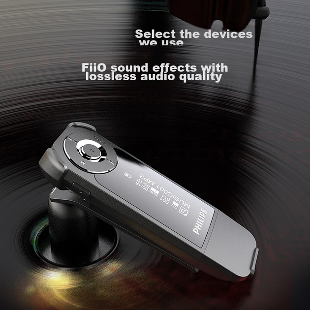 Плеер PHILIPS SA1208 MP3 8 ГБ FM-радио Grey - изображение 3
