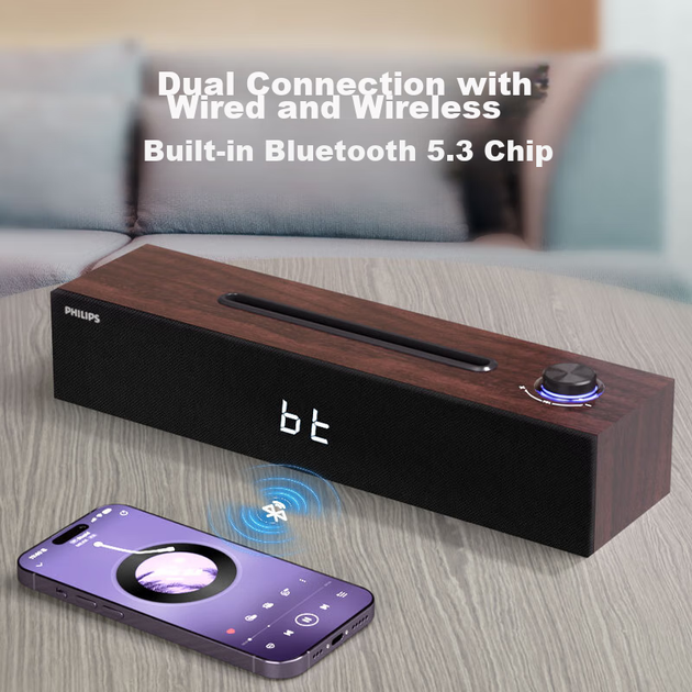 Акустическая система PHILIPS SPA3809 6W Bluetooth - изображение 7