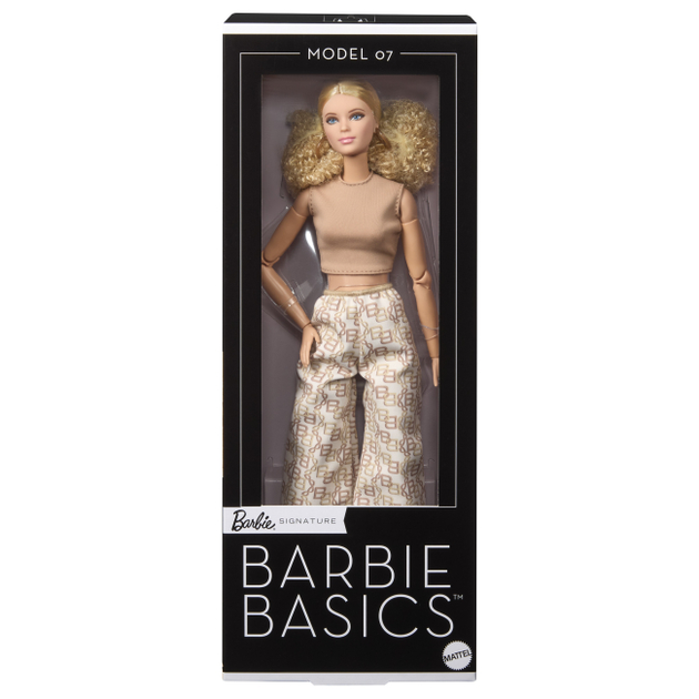 Лялька Барбі Базова Блондинка з кучерявим волоосям Barbie Signature Basics Model 07 Blonde Hair (JJX26) (JJX26) - Фото 11 Лялька Барбі Базова Блондинка з кучерявим волоосям Barbie Signature Basics Model 07 Blonde Hair (JJX26) (JJX26) - изображение 11