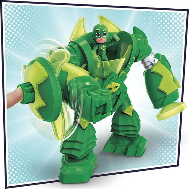 Ігровий набір Hasbro Герої в масках у механічному костюмі Robo-Gekko Гекко - Фото 2 Ігровий набір Hasbro Герої в масках у механічному костюмі Robo-Gekko Гекко - зображення 2
