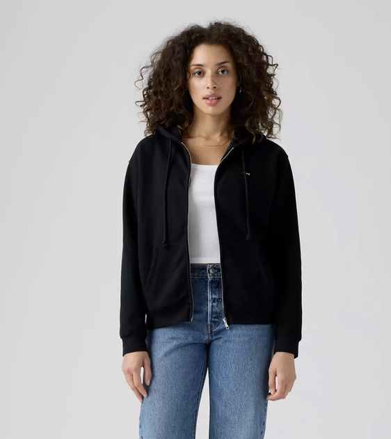 Жіноче худі на блискавці з капюшоном Levi’s розмір XS - зображення 2